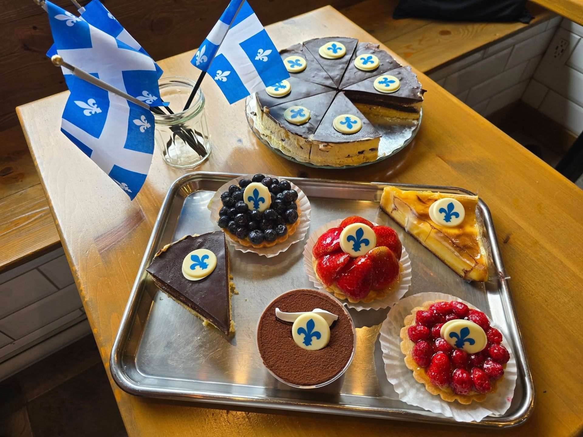 Pâtisseries thème Fête du Québec